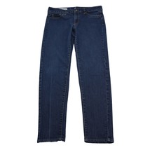 MNG by Mango Pants Womens 12 Blue Denim Mid Rise 5 Pocket Dinah Skinny Jeans - £23.35 GBP