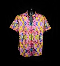 Robert Graham Riceboro Short Sleeve Shirt Size Medium