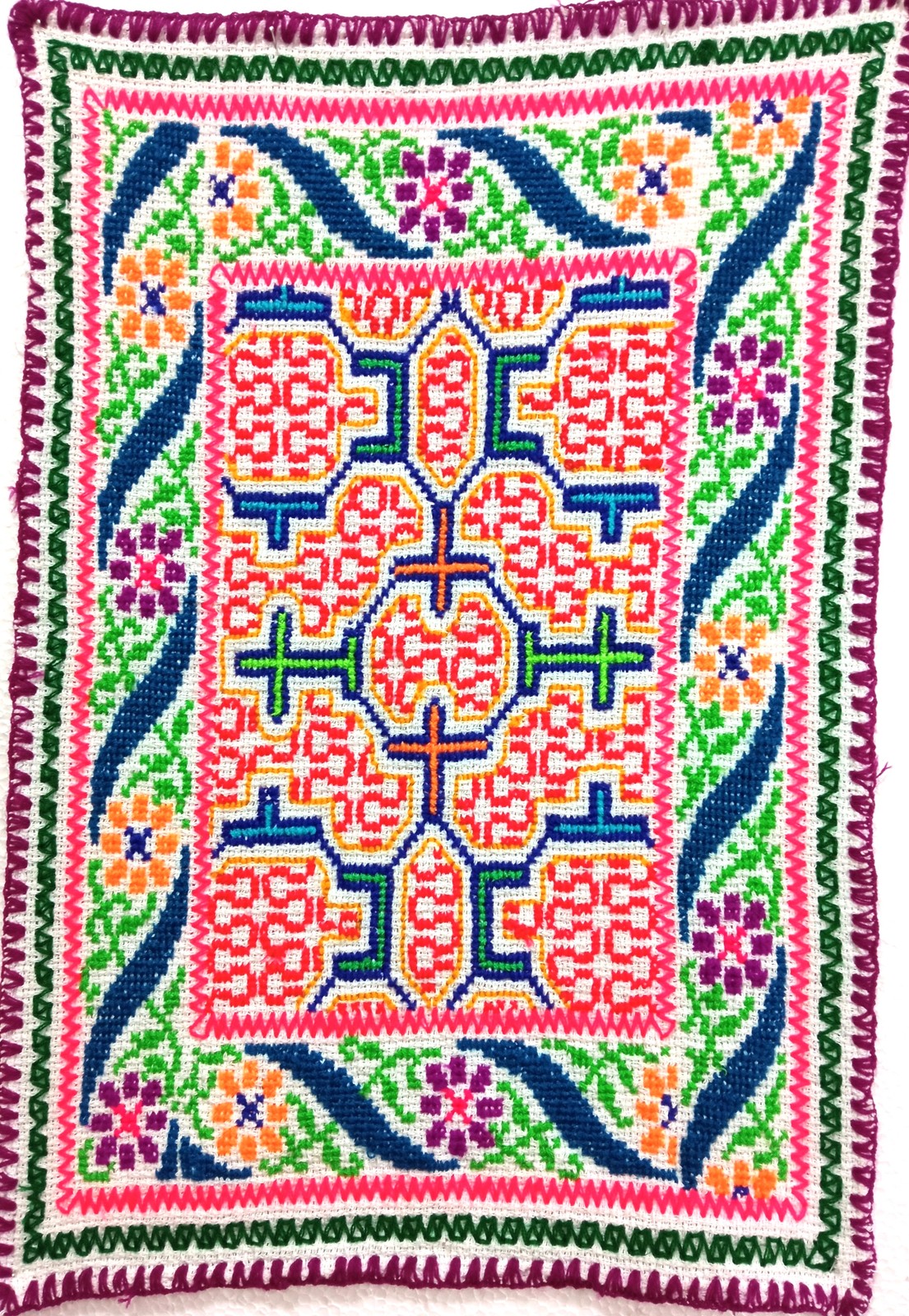 Shipibo Unique embroidery cloth 106 - $24.50