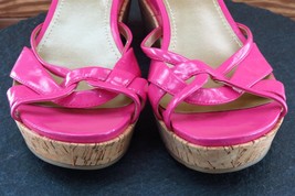 Bandolino Sz 10 M Pink Slide Synthetic Women Sandals D8Fallukstj - £15.60 GBP