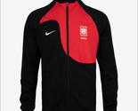 Nike Korea Academy Essential Men&#39;s Jacket Black Soccer Asian Fit NWT DH4... - $116.01