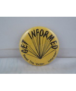Vintage College Newspaper Pin - The Vanier Informer Get Informed - Cellu... - €13,02 EUR