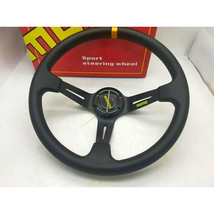 MOMO 14&quot; Sport Steering Wheel 3-STROKE Drifting Deep Power Steering Wheel 8905 - $78.90