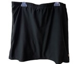 Womens Nike Tennis Dri Fit Athletic Skort Size Medium Black Swoosh Logo ... - $13.99