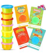 JOYIN 28 PCS Valentine Gift Cards with Colorful Playing Dough Kids Party... - $91.06 MXN