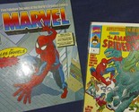 THE COMPLETE BOOK OF MARVEL/5DECADES, AND A RARE1990 AMAZING SPIDER-MAN ... - $34.99