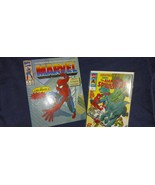 THE COMPLETE BOOK OF MARVEL/5DECADES, AND A RARE1990 AMAZING SPIDER-MAN ... - $648.75 MXN
