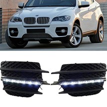 AupTech Daytime Running Lights Car LED DRL Lamp Kit - White Color for BMW X6 E71 - £229.67 GBP