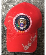 TRUMP HAT RED EAGLE SEAL MAGA PRESIDENT SIGNATURE GOP REPUBLICAN NEW - $17.33