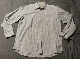 Eddie Bauer Wrinkle Resistant Check Button Down Shirt Tall XL 100% Cotton - $27.63 CAD