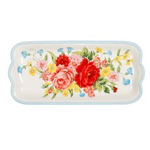 Serving Platter Ceramic Serving Platter Small Rectangular 14.7&quot; Platter | White - £12.93 GBP