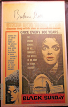 Barbara Steele:Mario Bava:Dir: (Black Sunday) 1960 Autograph Window Card Poster - £544.93 GBP