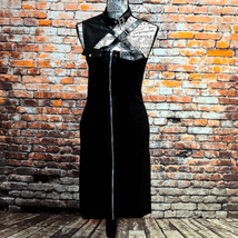 Kill Star Mercy Me Goth Emo Punk Assassin Buckle Mini Dress Small - £47.07 GBP