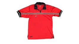 Team Nike Vintage Football Shirt 1995 Red Polo Jersey Soccer Sz XS - $23.75