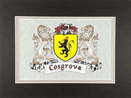 Cosgrove Irish Coat of Arms Print - Frameable 9&quot; x 12&quot; - $24.00