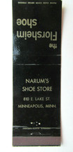 Narum&#39;s Shoe Store - Minneapolis, Minnesota 20 Strike Matchbook Cover Florsheim - $1.75