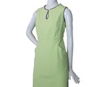 Lands End Women 14 Petite Sleeveless Knit Jacquard Sheath Dress, Bright ... - $19.99