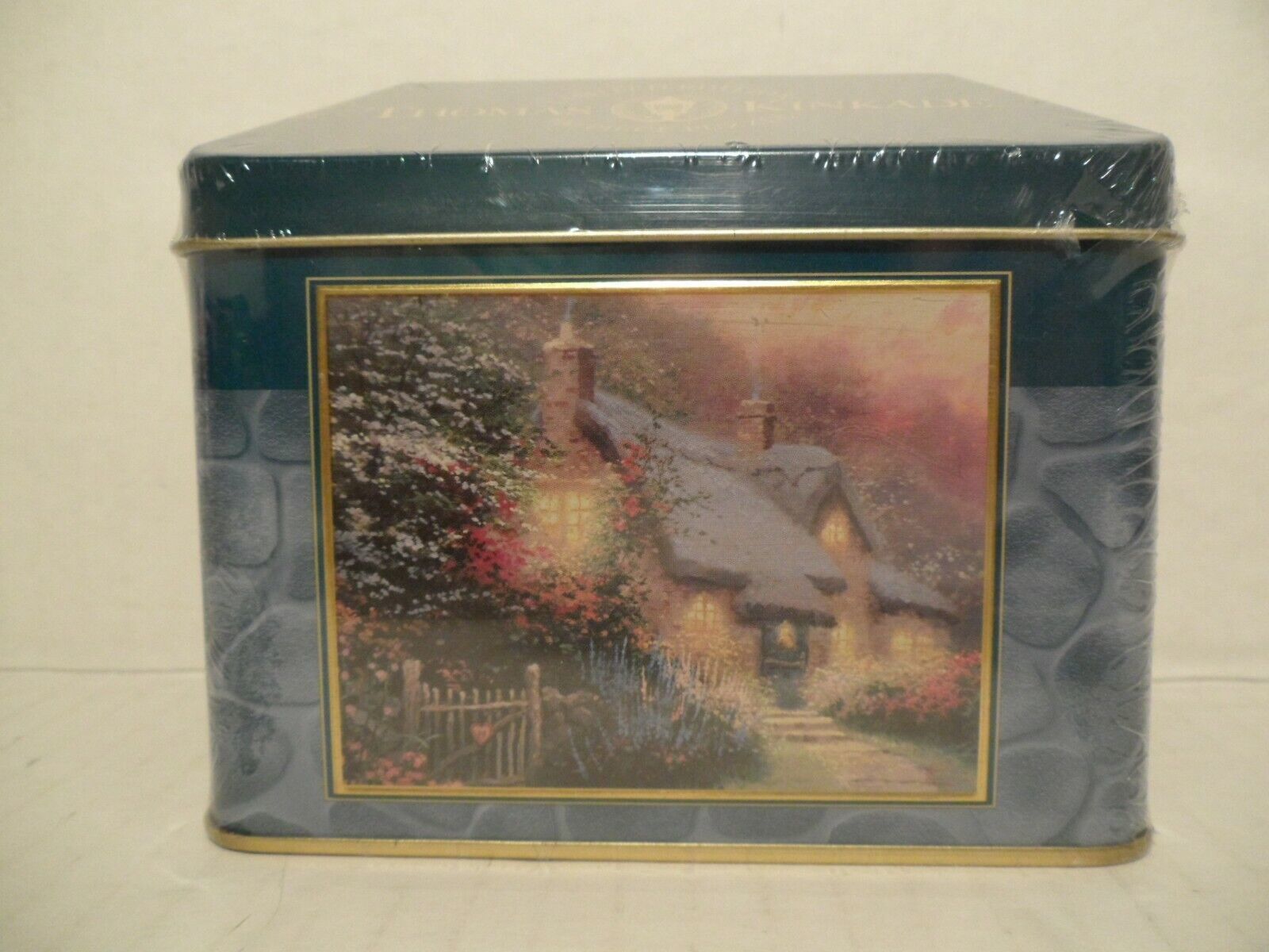 THOMAS KINKADE Limited Edition 100 Piece 9"x7" Puzzle Glory Of Evening Tin Box  - $19.79