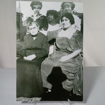 Vintage Photo Five Ladies in Dresses Building Three Generations - Notes On Back - £6.35 GBP