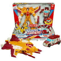 Year 2008 Transformers Animated Voyager Class SUNSTORM with Activators RATCHET - £67.93 GBP