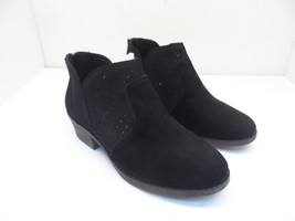 Propet Women&#39;s Remy Suede Slip On Ankle Boots Black Size 8.5 X(2E) - £55.79 GBP