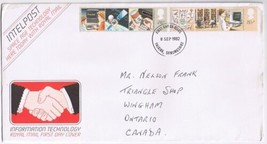 United Kingdom First Day Cover Falkirk Christmas 1980 Information Technology - $9.89