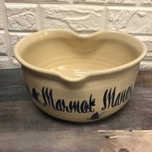 Vtg Marshall Pottery Heart Popcorn Bowl chamber pot Master potter Bill Cole - $42.08