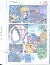 Spider-Man / X-Factor #1 Hand Painted  Colorguide  Page 26-Capt America-Thing-FN - £45.36 GBP