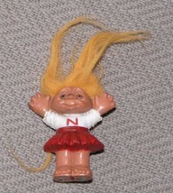 The Troll Co Miniature Mini Tiny Cheerleader Troll N Norfin Dam 1992 Figure Doll - £18.98 GBP