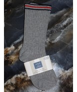 Janie and Jack Athletic Striped Gray Crew Socks Size 2T-3 Boy&#39;s NEW - €5,49 EUR