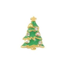 Origami Owl Charm Holiday (New) Pastel Christmas Tree Charm - (CH3528) - £7.64 GBP