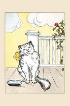 Punky Dunk and a Saucer of Milk by Frances Beem - Art Print - £17.29 GBP+