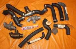BMW Vintage OEM 2002 Lot Of Thermostat Housing Units Hoses NOS And Used - £58.65 GBP
