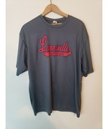 Lanesville youth league baseball jersey Shirt gray mens large - $145.56 MXN