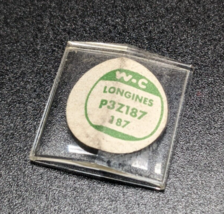 NOS W-C Watch Craft Mineral Glass Angle Top Crystal Longines P3Z187 187 - 18.7mm - £14.46 GBP