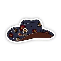 Navy Blue Cowgirl Hat Sticker - €3,46 EUR