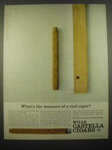 1966 Wills Castella Cigars Ad - What&#39;s the measure of a real cigar? - £14.82 GBP