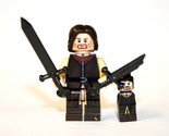 Minifigure Custom Toy Aragorn Brown Outfit LOTR Lord of the Rings Hobbit - £4.33 GBP