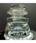 Vintage Hemingray #45 made in USA 1-51 Clear Glass Insulator.   PLEASE READ - $9.39 CAD