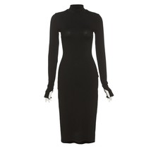 Autumn Casual Split Bodycon  2022 Dress Spring Wizard Women Maxi Long Dress  nec - £59.38 GBP