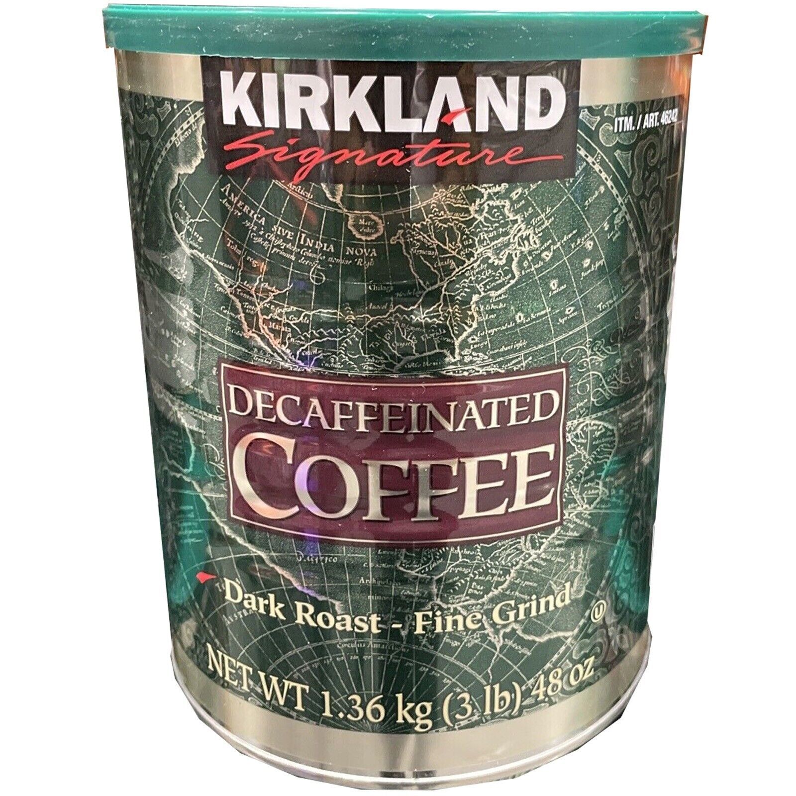 Kirkland Signature Descaffeinated Coffee 3 Lbs Dark Roast,Dark Roast-Fin... - $22.59