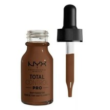 NYX Total Control Drop Foundation color TCPDF20 Deep Rich 0.43 oz NEW! SEALED! - $8.41