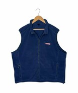 Vineyard Vines Top Mens XXL Fleece Full Zip Vest Pockets Preppy Classic ... - $43.31 CAD