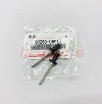 GENUINE FOR TOYOTA FUEL LID GAS DOOR RIVETS 90269-06017 SET OF 2 - $13.42