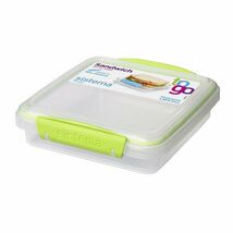 Sistema 15.2 oz Clear Sandwich Box (Colors May Vary) - $9.95