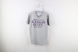 Vintage 70s Womens Medium Faded Kansas State University Athletics T-Shirt USA - £38.68 GBP