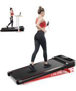 Treadmill 8% Incline Quiet Motor 300 lbs Walking  Portable Under Desk 2.5HP - $166.27