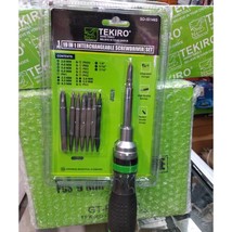 SCREWDRIVER SET 19 IN 1 TEKIRO - 19 IN 1 INTERCHANGEABLE S - $1,473.24 MXN