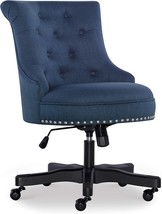 Linon Home Décor Leslie Azure Blue Office Chair - £313.74 GBP