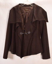 Cole Haan Womans Coat Brown Wool Alpaca Blend 6 - £30.25 GBP